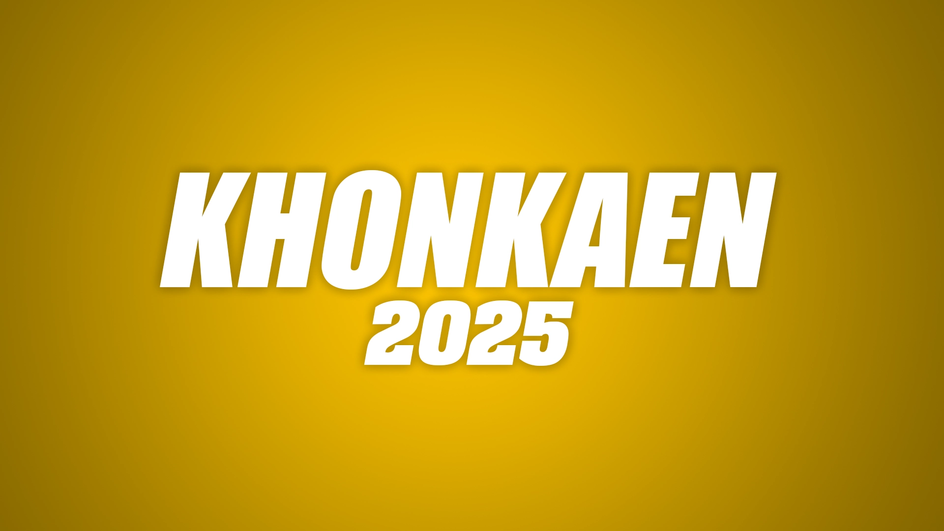 Khon Kaen Countdown 2025