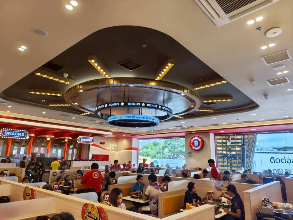 โบนัสสุกี้ วาไรตี้บุฟเฟต์คุณภาพดี มีโบนัส สั่งได้ไม่อั้นกว่า 60 เมนู